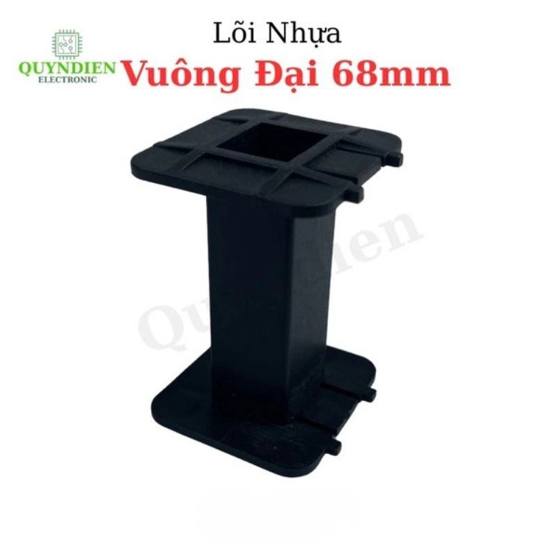 Lõi Khuôn Nhựa Vuông Dài Đại 68mm Màu Đen