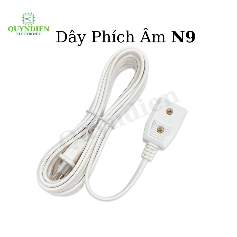 Dây Phích Âm N9 Dài 3.9m, Chịu Tải 1200W