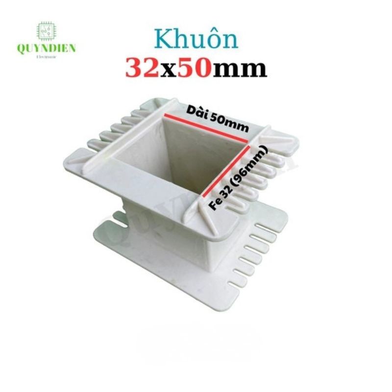 Khuôn Nhựa Quấn Biến Áp Fe Silic 32x50mm