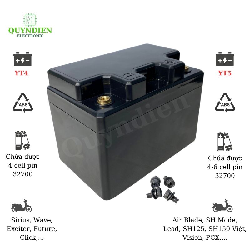 Vỏ Bình Đề Xe Máy Vy Anh YT4 YT5 Cọc Ren Xoắn