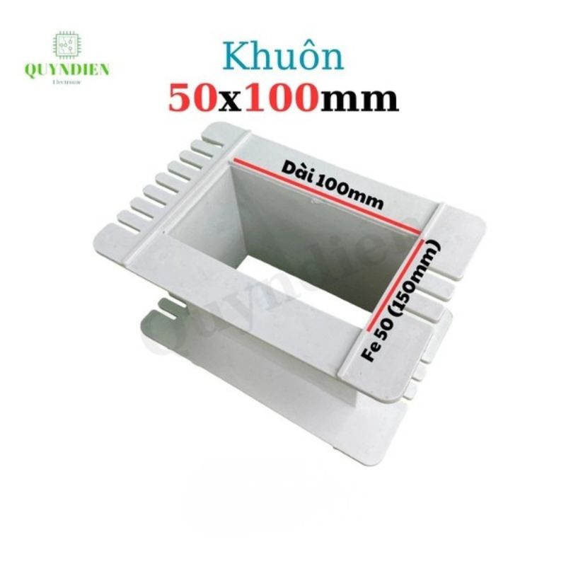 Khuôn Nhựa Quấn Biến Áp Fe Silic 50x100mm