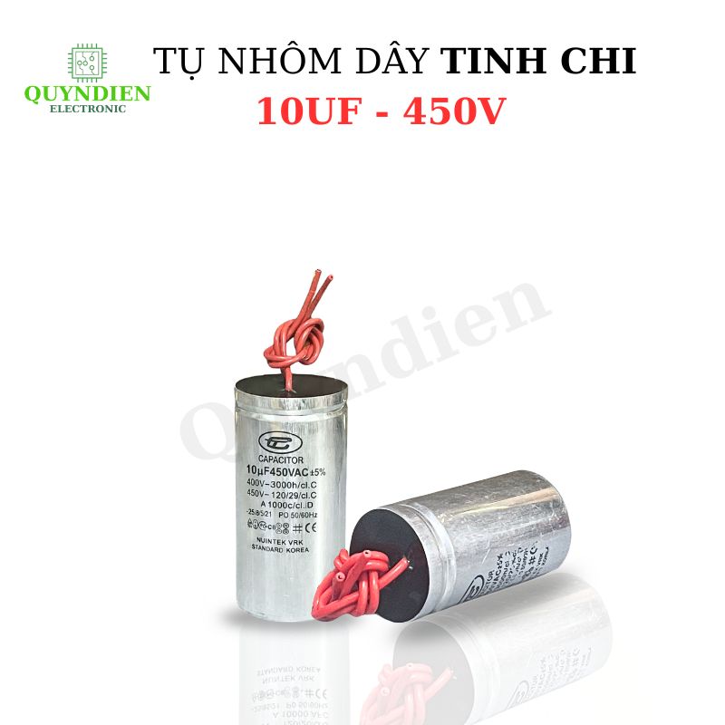 Tụ Nhôm Dây 10uF - 450V