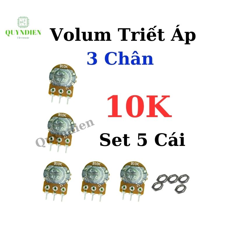 Volum biến trở Triết áp đơn WH148 B10K