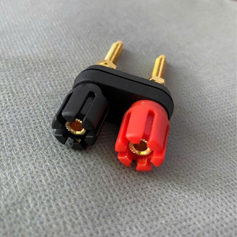 Trạm Loa Ampli Jack Loa Đôi Đỏ Đen M5 Chân Dài