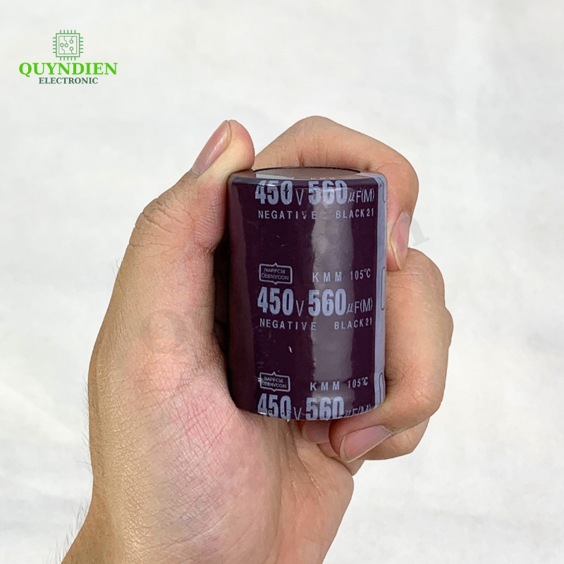 Tụ Lọc Nguồn 560uF 450V – Tụ Hóa Cho Thiết Bị Điện Tử