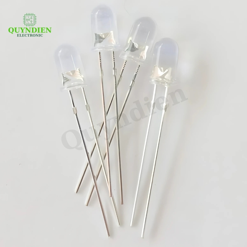 Đèn LED RGB Xanh Dương 5mm 2 Chân Siêu Sáng - 10 Bóng