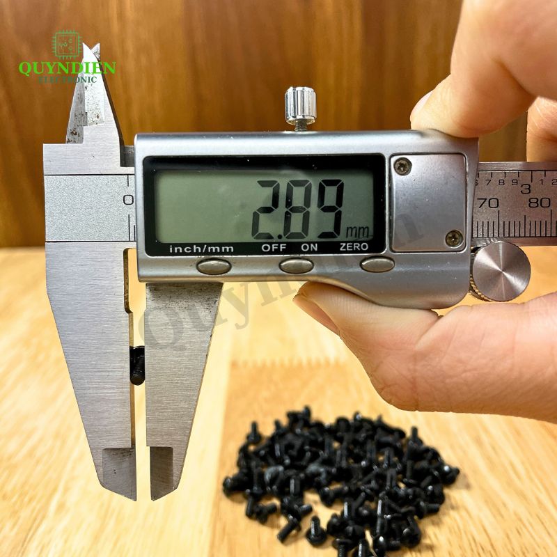 Ốc Vít Ren Mịn Đầu Dù M3x8mm - Túi 500 Con