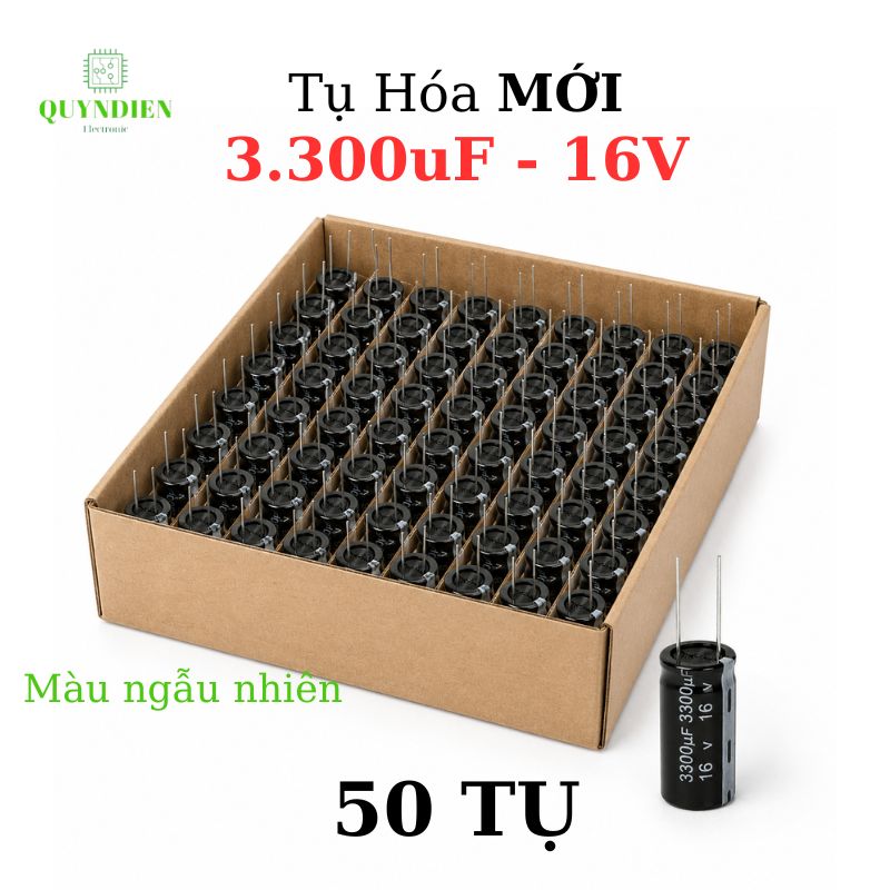 Tụ Hóa 3300uF 16V 25V 35V 50V