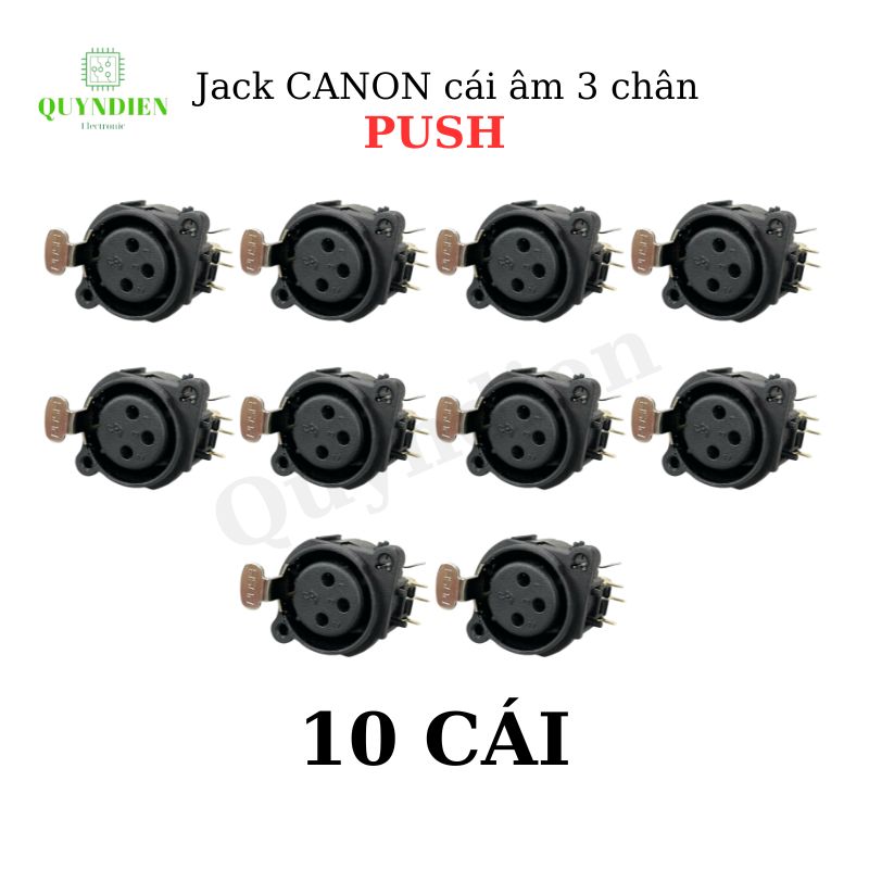 Jack Canon Cái Âm 3 Chân XRL Kết nối microphone mixer loa