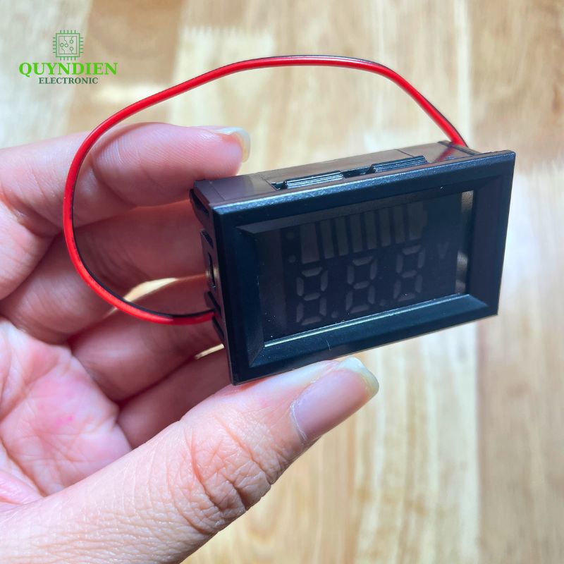 Thiết Bị Đo Dung Lượng Pin 12V 24V 36V 48V 60V Màn Hình LED Hiển Thị Điện Áp vôn kế báo pin cho ác quy