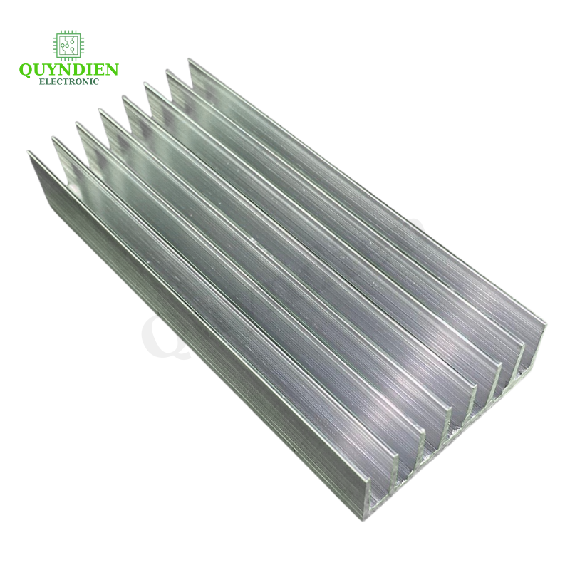 Nhôm tản nhiệt 175x43x17mm 8 cánh