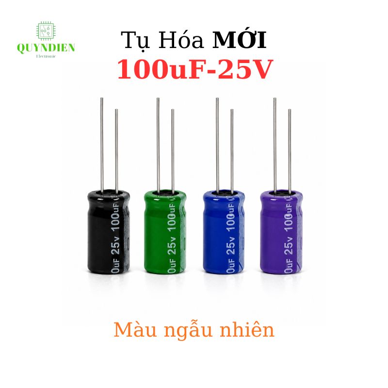 Tụ hóa 100uf - 25V