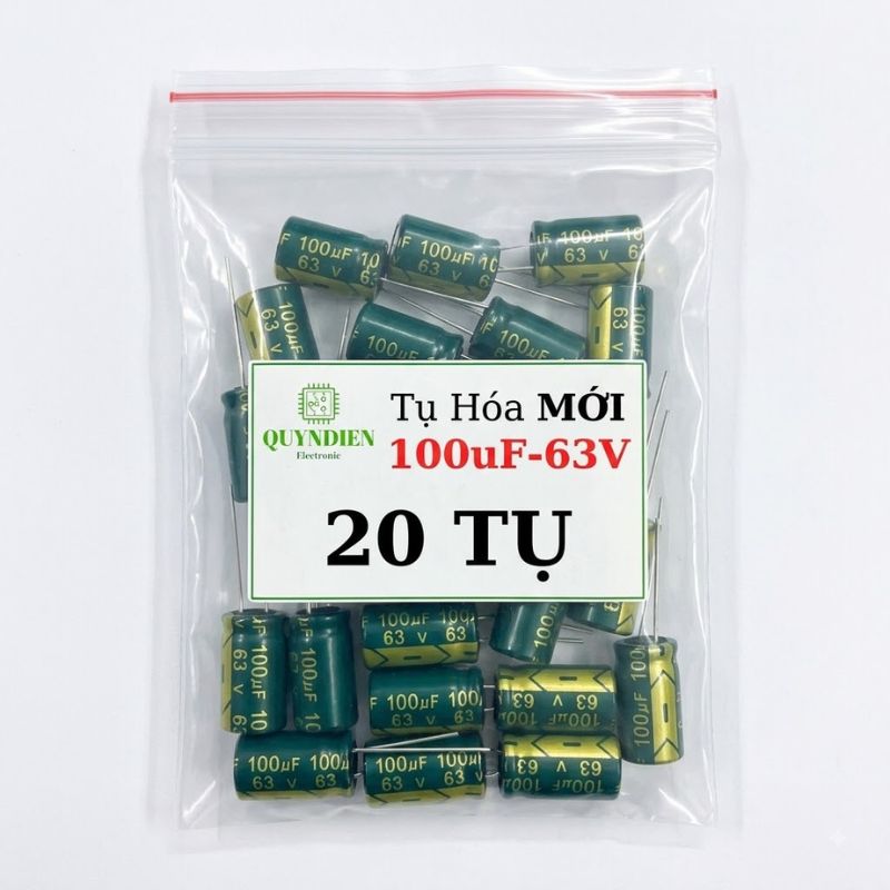 Tụ hóa 100uf - 63V