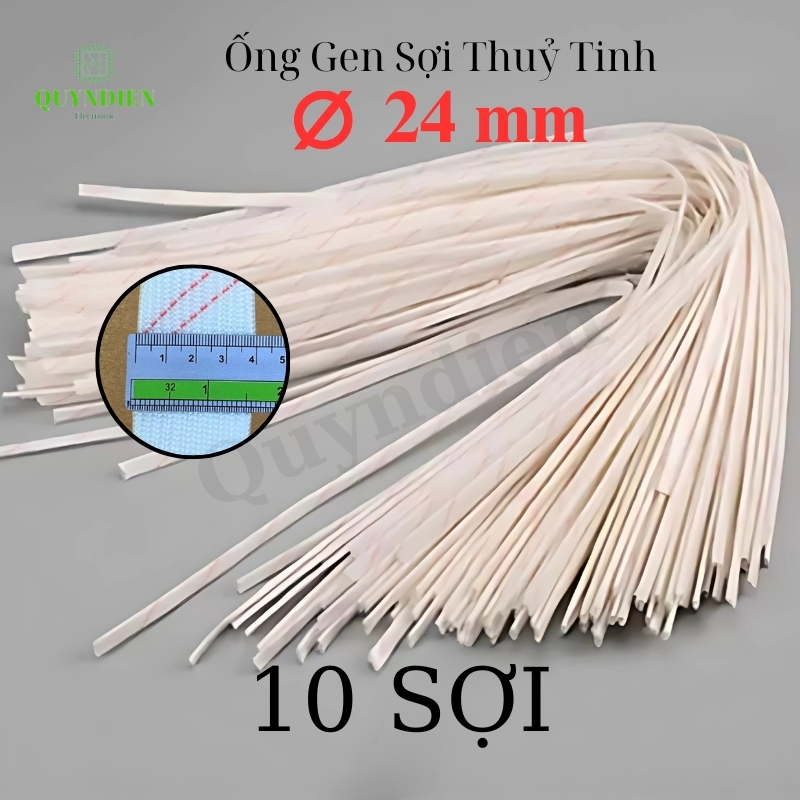 Ống gen cách điện sợi thủy tinh size 24mm