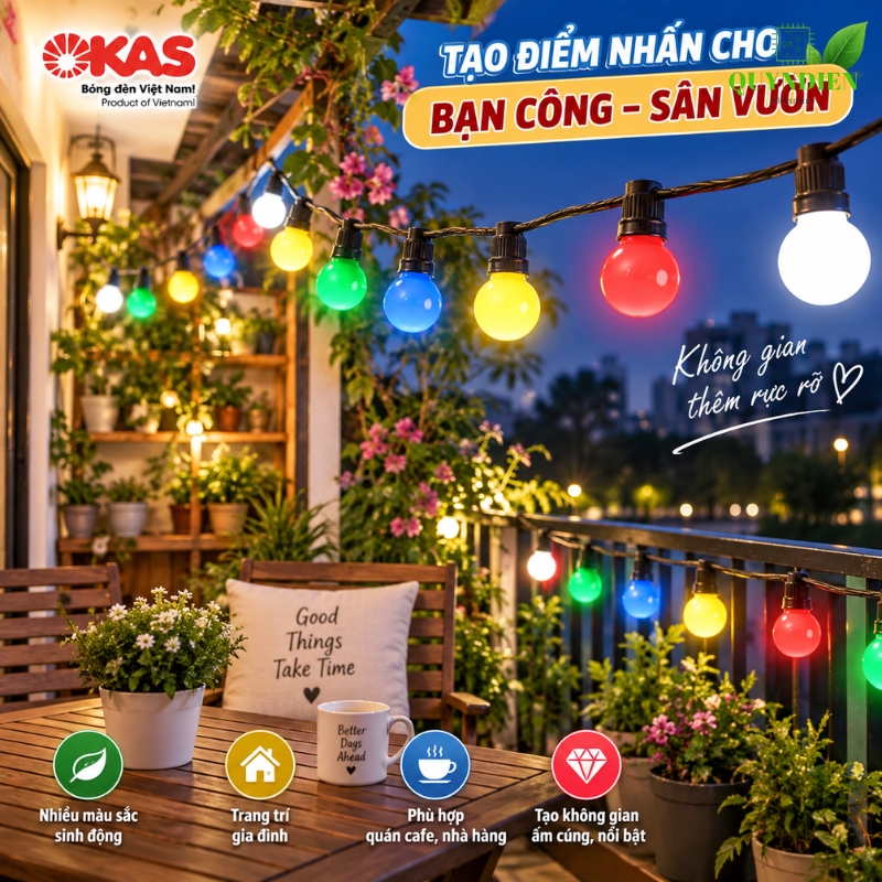 Bóng Đèn LED Qủa Chanh Trang Trí SOPOKA
