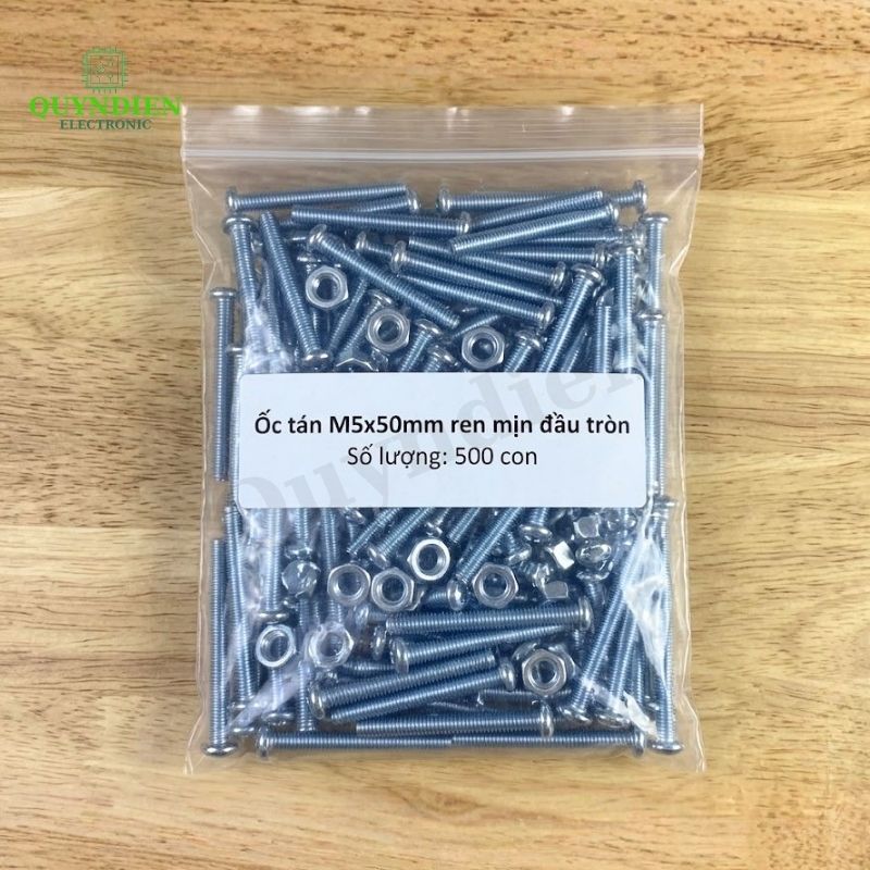 Ốc Vít M5x50mm Có Kèm Tán
