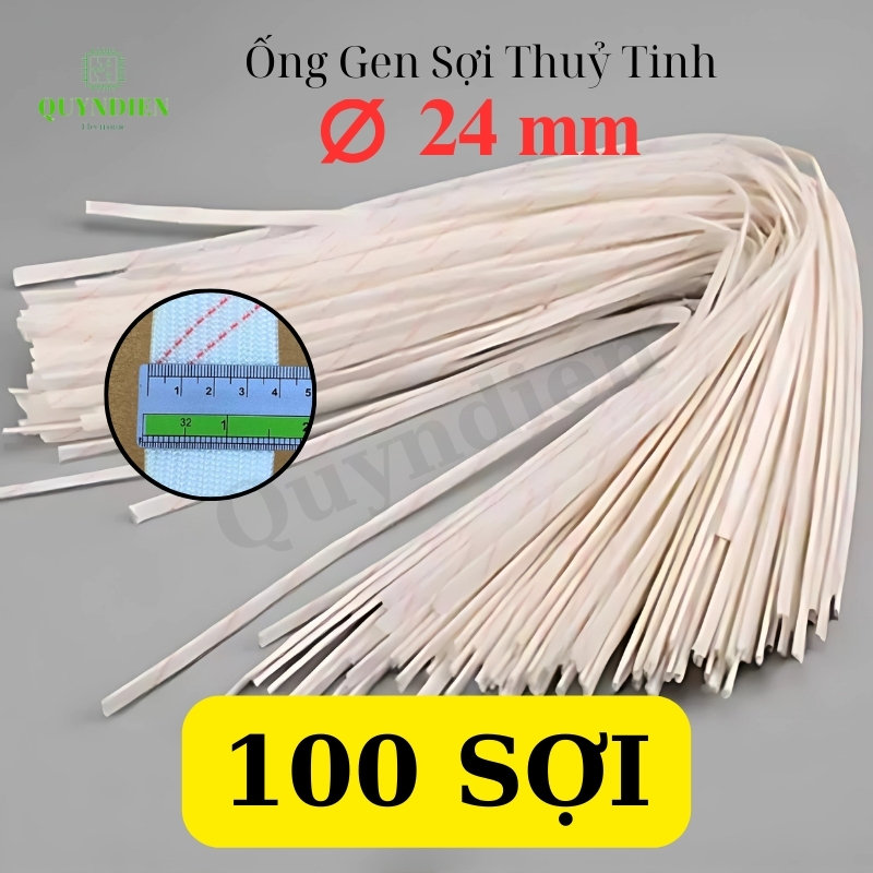Ống gen cách điện sợi thủy tinh size 24mm