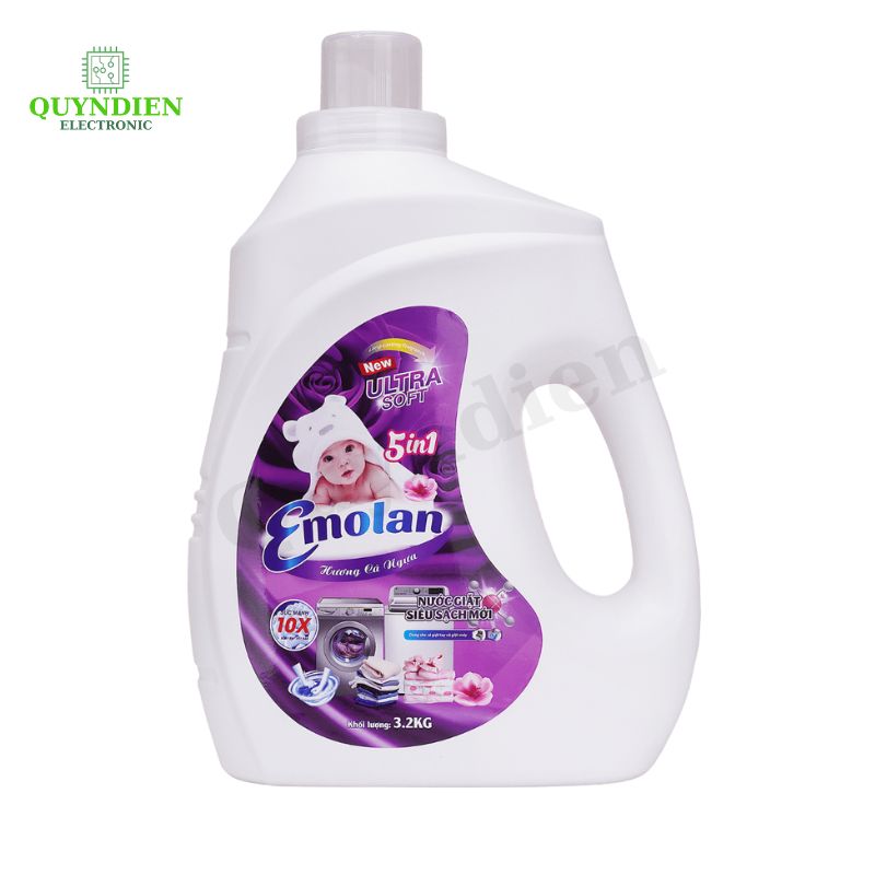 Nước giặt Emolan hương CÁ NGỰA - 3.2L