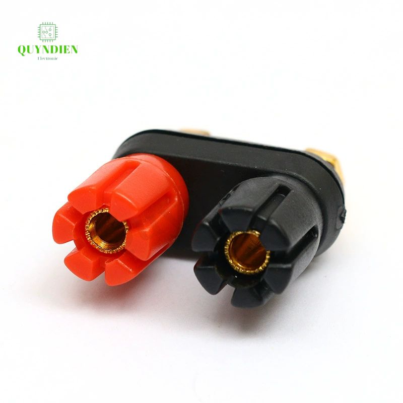Trạm loa jack bắp chuối, trạm main Ampli, cọc loa đôi M5 chân ngắn