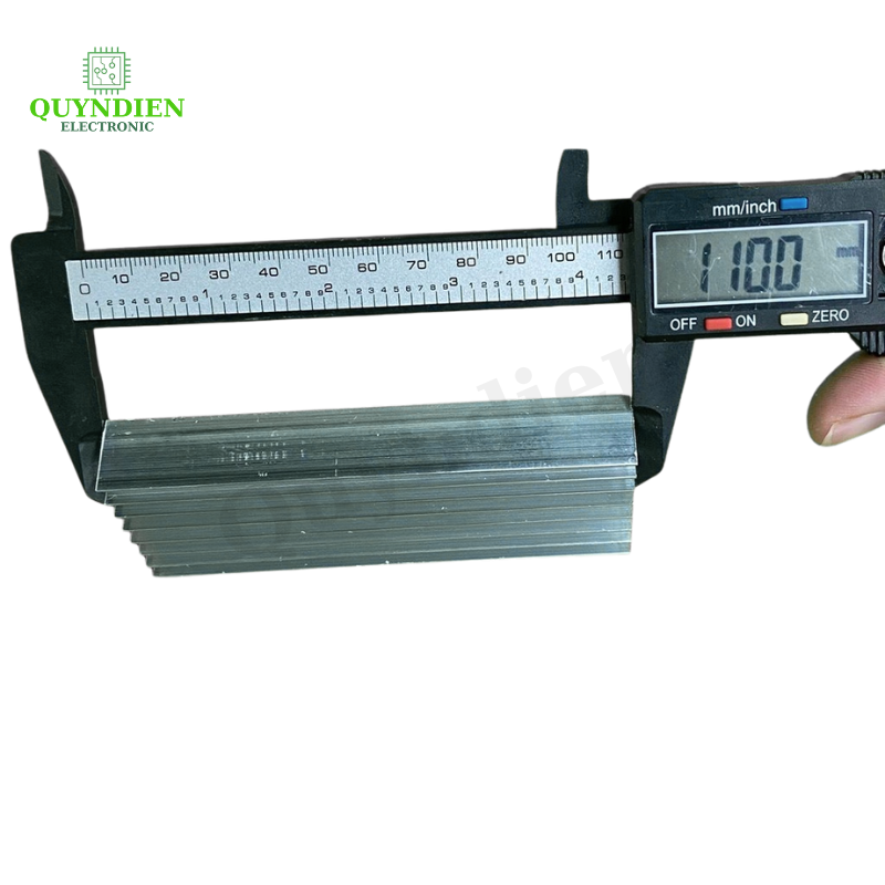 Nhôm tản nhiệt 8 cánh 110x43x17mm
