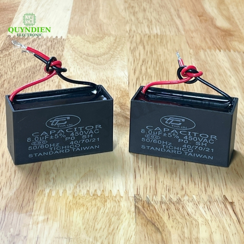 Tụ Đề Kapa 8uF ±5% 450VAC Tinh Chi