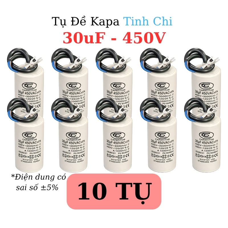 Tụ Đề Máy Bơm Tinh Chi 30uF 450V