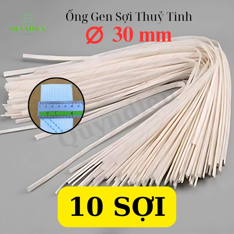 Ống gen cách điện sợi thủy tinh size 30mm