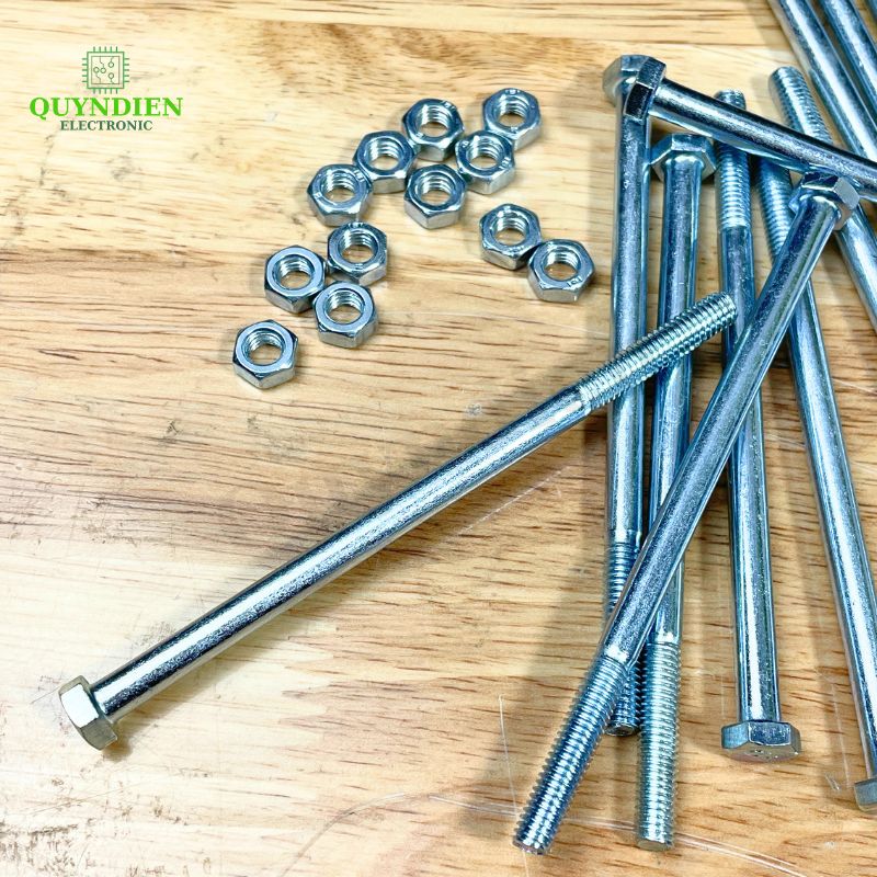 Ốc Vít M6x110mm Có Kèm Tán - Túi 100 Con