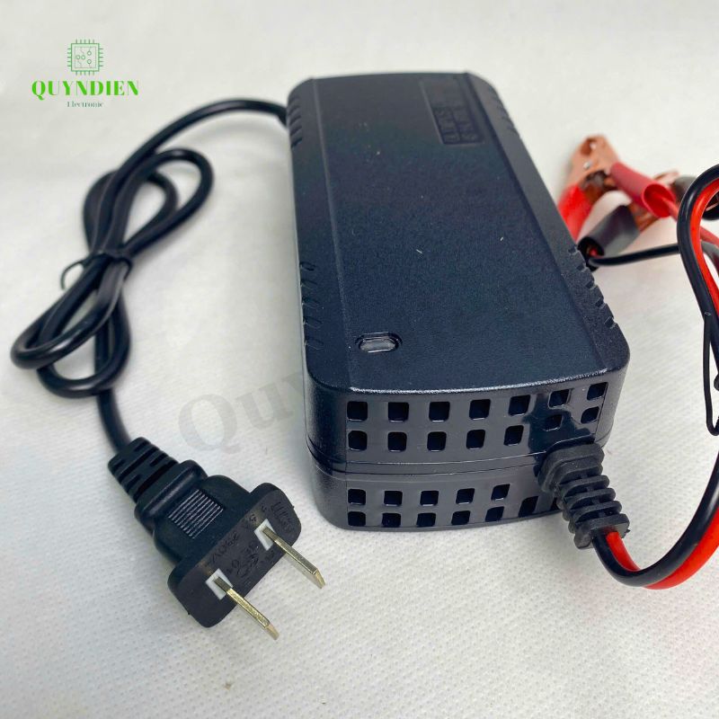 Bộ Sạc Pin Sắt Olympus 4S 14.6V-5A Kẹp Đỏ Đen