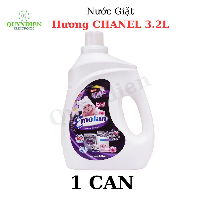 Nước giặt Emolan hương CHANNEL - 3.2L