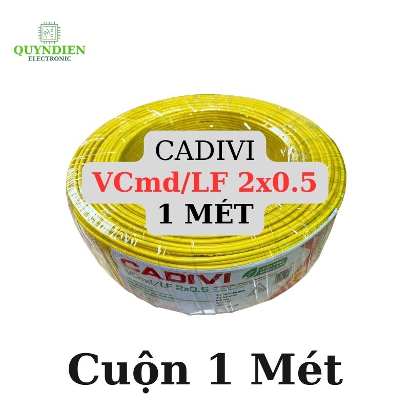 Dây Điện Đôi Mềm Cadivi VCmd/LF 2x0.5