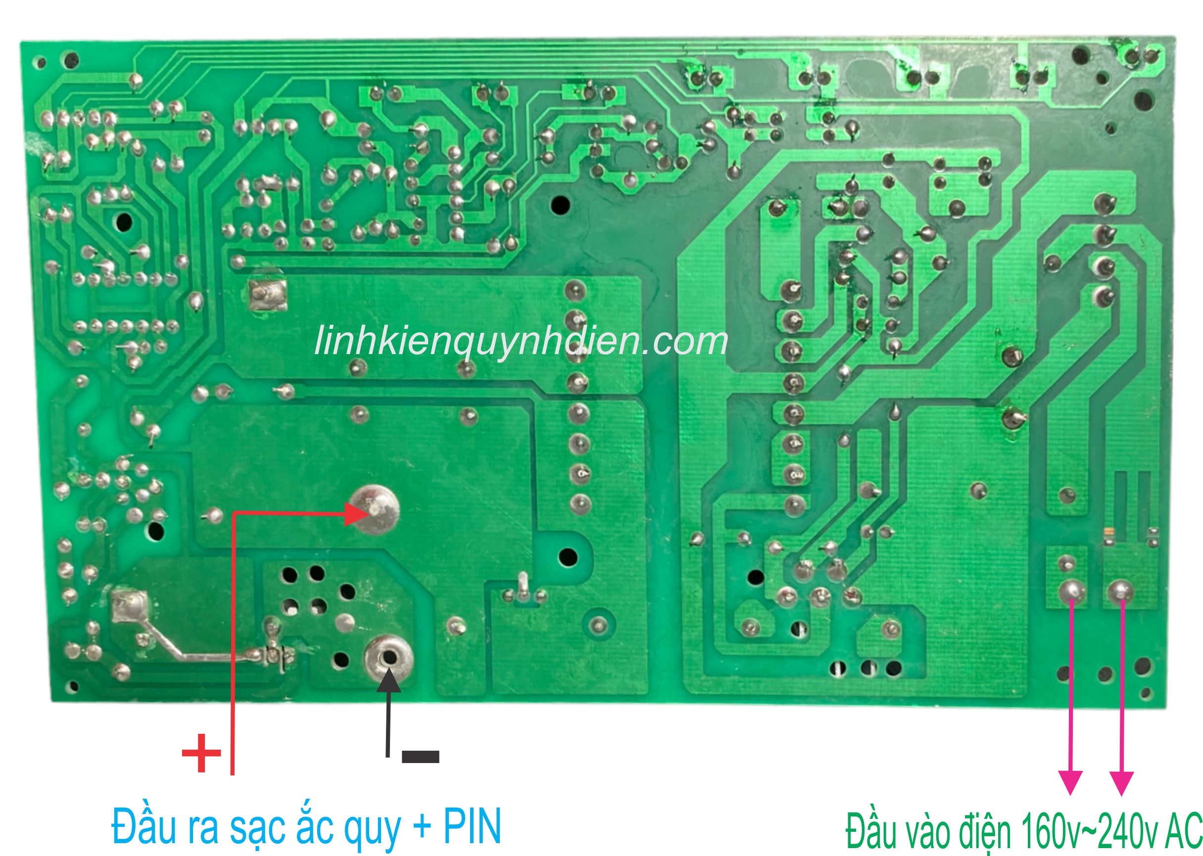 Mạch Sạc 10A dùng cho Acquy 20A ~ 200A tự động 12V/24V
