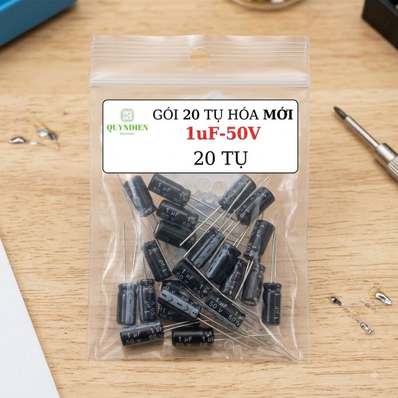 Tụ Hóa 50V 1uF 2.2uF 4.7uF 10uF 47uF