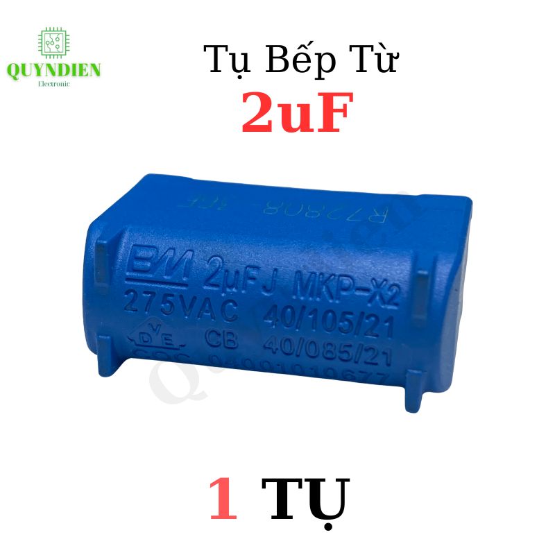 Tụ bếp từ 2uF 275VAC/400VDC đứng