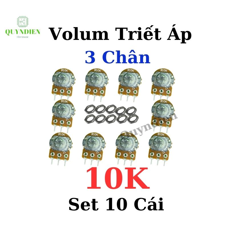 Volum biến trở Triết áp đơn WH148 B10K