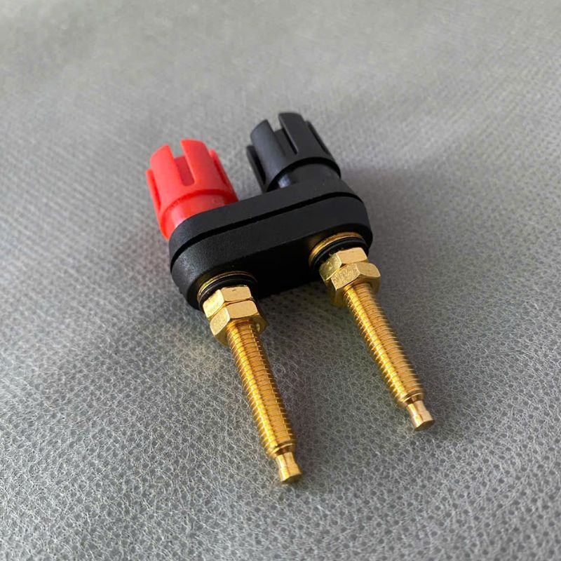 Trạm Loa Ampli Jack Loa Đôi Đỏ Đen M5 Chân Dài