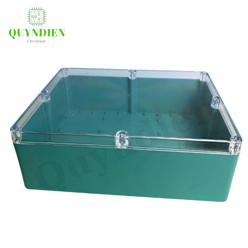 Hộp Nhựa Vy Anh 320x240x110mm Màu Xanh Nắp Trong
