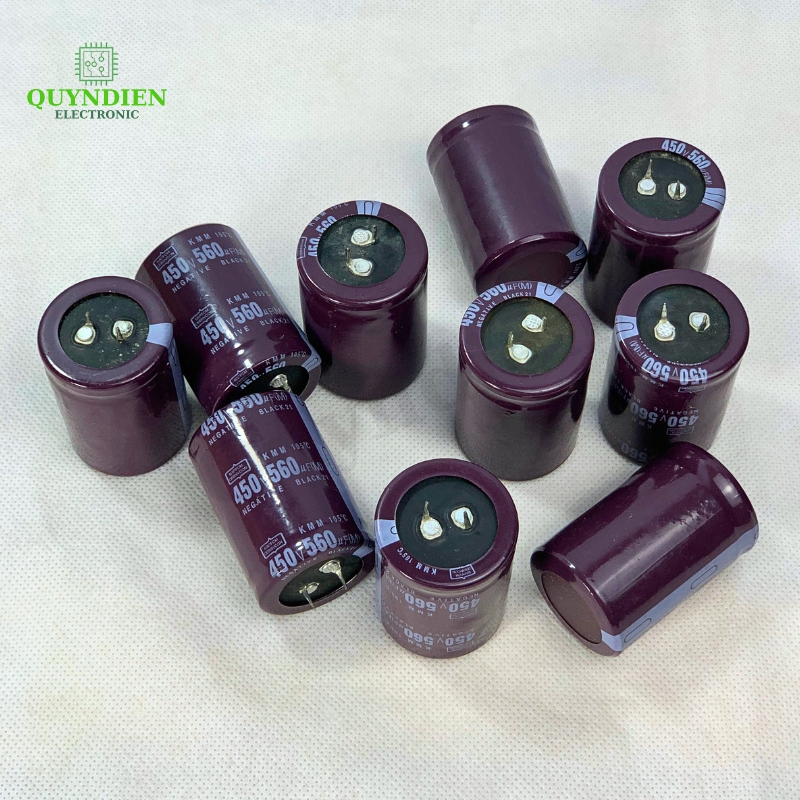 Tụ Lọc Nguồn 560uF 450V – Tụ Hóa Cho Thiết Bị Điện Tử