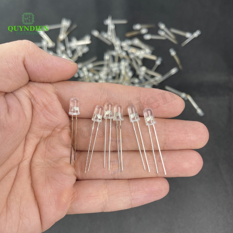 Đèn LED RGB 7 Màu Tự Nháy 5mm 2 Chân Siêu Sáng -10 bóng