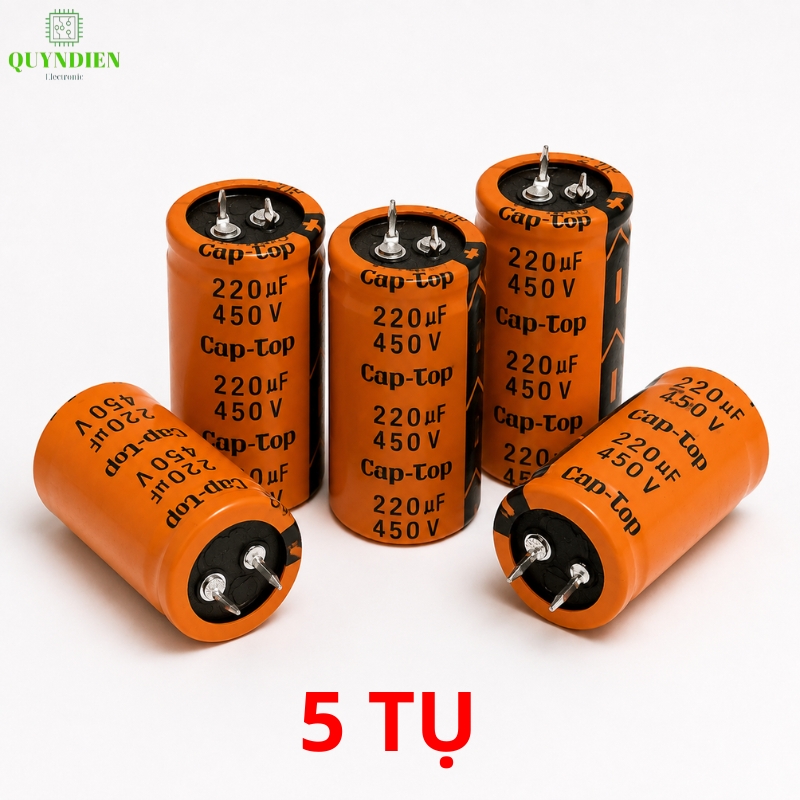 Tụ Lọc Nguồn 220uF 450V DC
