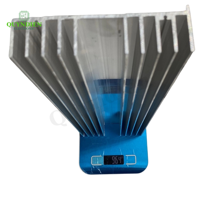 Nhôm tản nhiệt 10 Lá dài 35cm 350x120x30mm loại Dầy 1 tấm