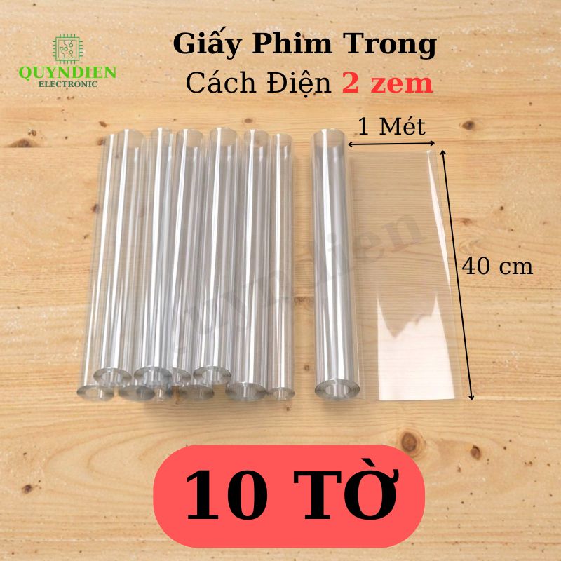 Giấy Cách Điện Phim Trong Dày 0.2mm