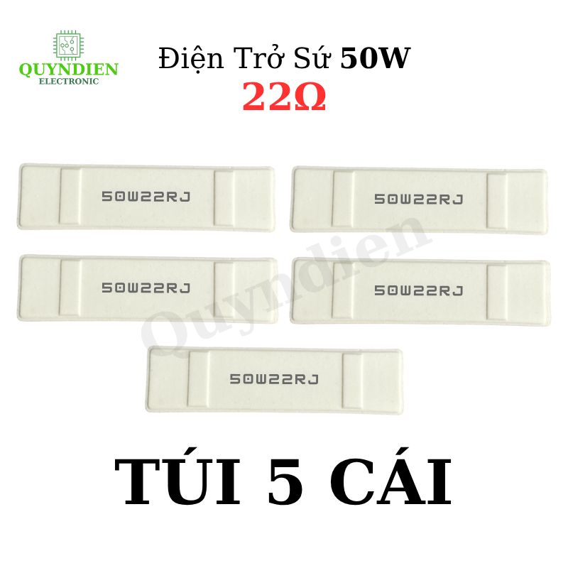 Điện Trở Sứ 50W22R - Túi 5 Cái
