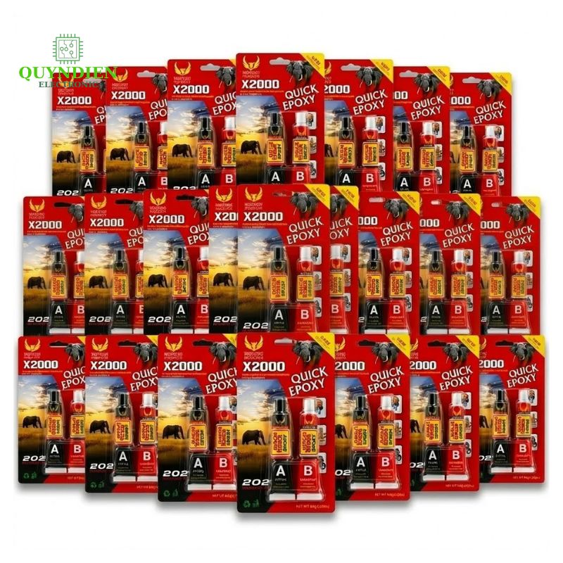 Keo AB Thái Lan X2000 Quick Epoxy - Thùng 24 Vĩ