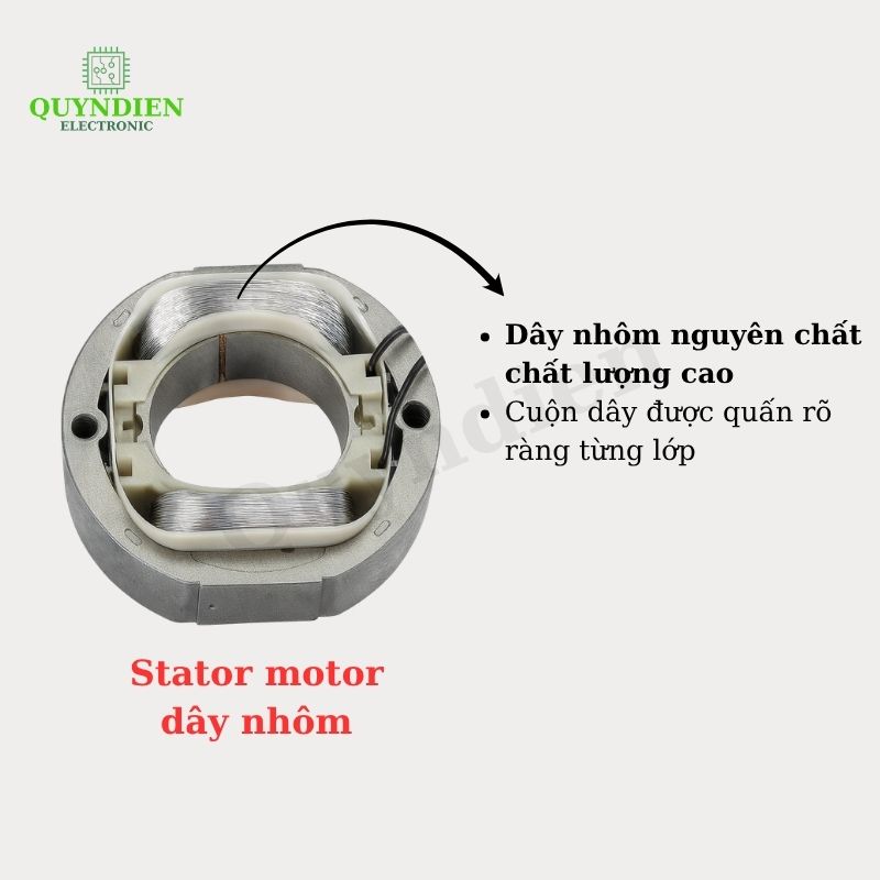 Quạt Tản Nhiệt Thông Gió 15x15x5cm 220V/38W EAZZING -VUÔNG