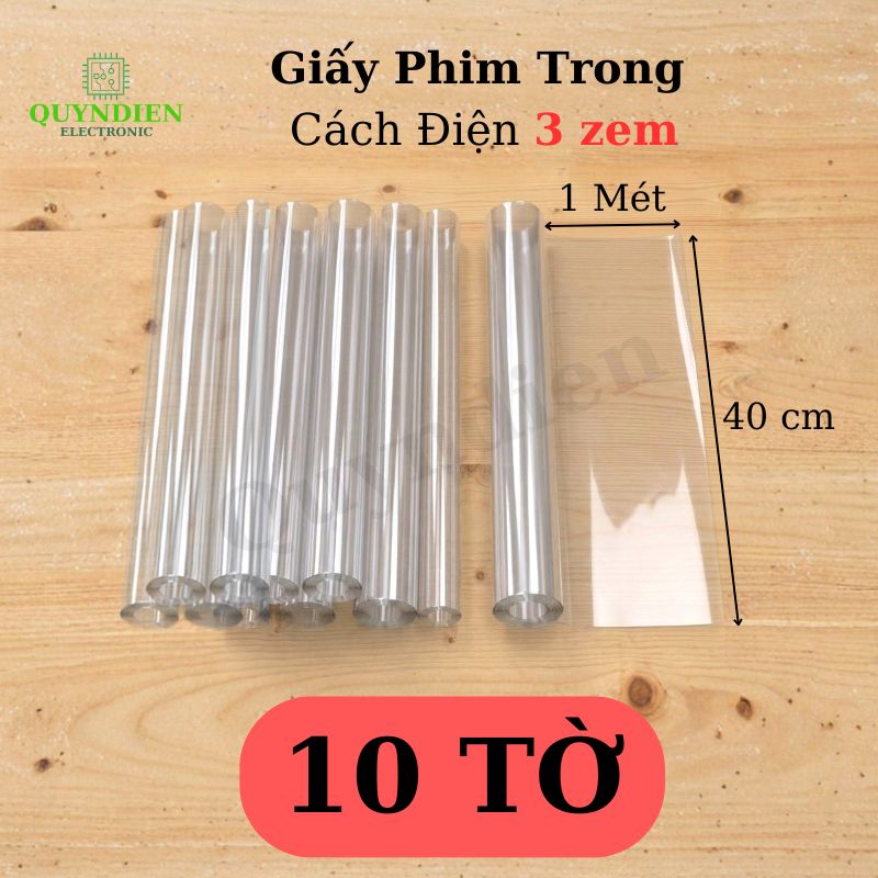 Giấy Cách Điện Phim Trong Dày 0.3mm