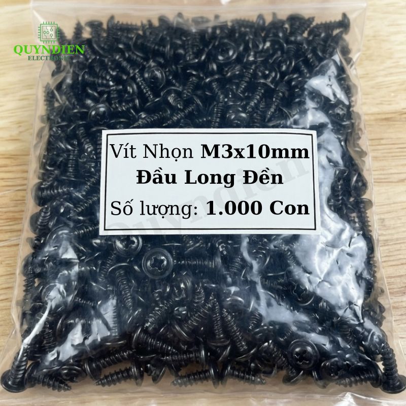 Ốc Vít Nhọn Đầu Long Đền M3x10mm
