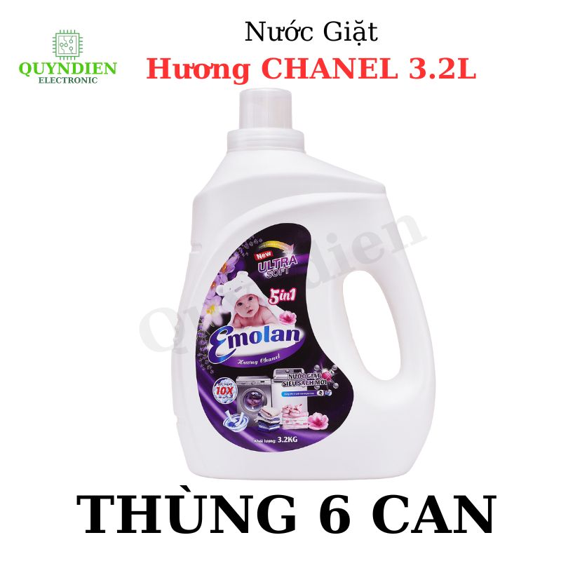Nước giặt Emolan hương CHANNEL - 3.2L
