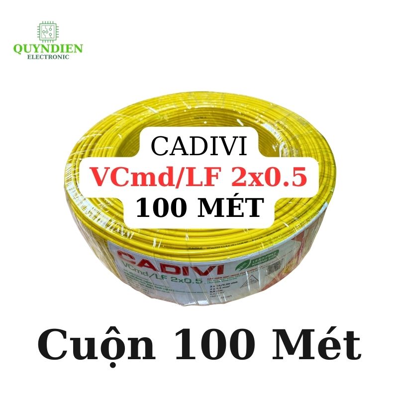 Dây Điện Đôi Mềm Cadivi VCmd/LF 2x0.5