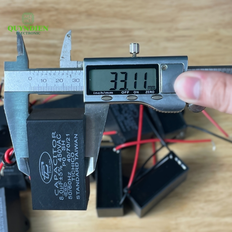 Tụ Đề Kapa 8uF ±5% 450VAC Tinh Chi